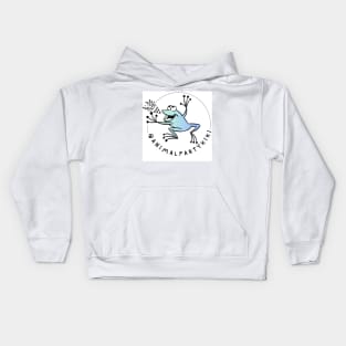 Animal Party Kiki - Blue Kids Hoodie